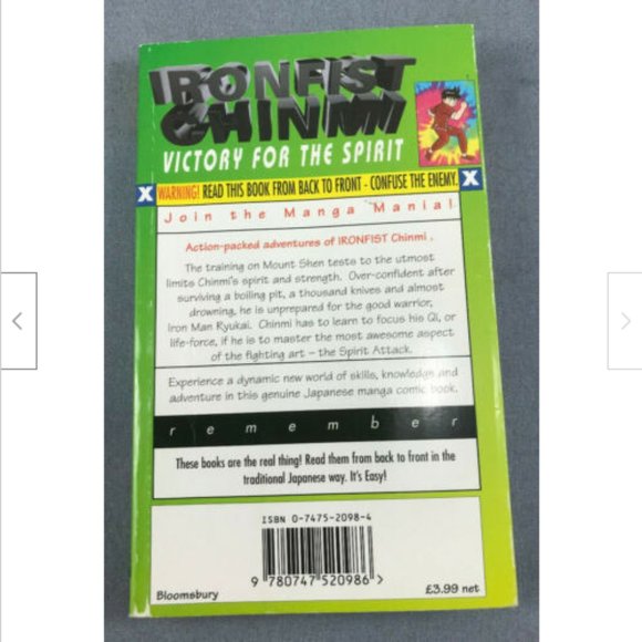 Takeshi Maekawa Ironfist Chinmi Victory for the Spirit Manga Anime Book English - Picture 3 of 3